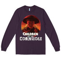 Plum children of the corn halloween cornhole the kids' spooky horror movie Long Sleeve Tee - lanVoArt