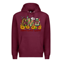 Burgundy christmas cma certified medical assistant Premium Hoodie - FaDigitalArtStudio