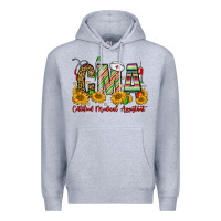 Heather Grey christmas cma certified medical assistant Premium Hoodie - FaDigitalArtStudio
