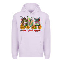 Lilac christmas cma certified medical assistant Premium Hoodie - FaDigitalArtStudio