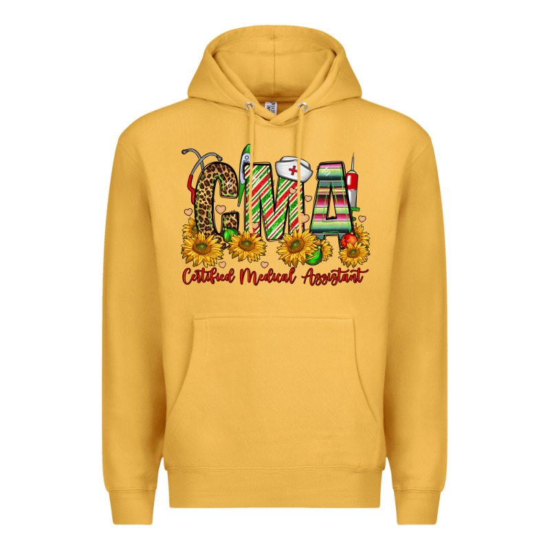Christmas Cma Certified Medical Assistant Premium Hoodie by FaDigitalArtStudio | Teevron
