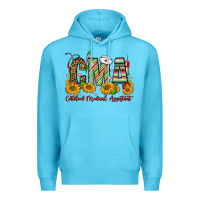Ocean Blue christmas cma certified medical assistant Premium Hoodie - FaDigitalArtStudio