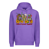 Purple christmas cma certified medical assistant Premium Hoodie - FaDigitalArtStudio