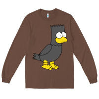 Chestnut bart as edgar allen poe raven nevermore halloween Long Sleeve Tee - lanVoArt