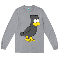 Heather Grey bart as edgar allen poe raven nevermore halloween Long Sleeve Tee - lanVoArt