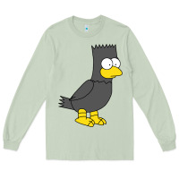 Matcha bart as edgar allen poe raven nevermore halloween Long Sleeve Tee - lanVoArt