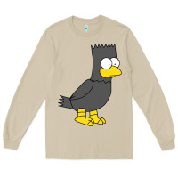 Mushroom bart as edgar allen poe raven nevermore halloween Long Sleeve Tee - lanVoArt