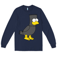 Navy bart as edgar allen poe raven nevermore halloween Long Sleeve Tee - lanVoArt