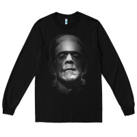 Black frankenstein monster boris karloff face Long Sleeve Tee - lanVoArt