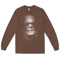 Chestnut frankenstein monster boris karloff face Long Sleeve Tee - lanVoArt