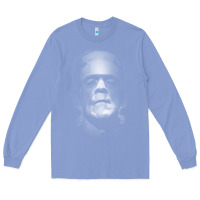 Colony Blue frankenstein monster boris karloff face Long Sleeve Tee - lanVoArt