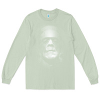 Frankenstein Monster Boris Karloff Face Long Sleeve Tee | Teevron