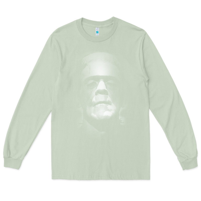 Frankenstein Monster Boris Karloff Face Long Sleeve Tee by lanVoArt | Teevron