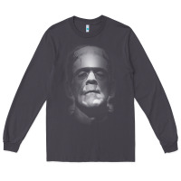 Smoke frankenstein monster boris karloff face Long Sleeve Tee - lanVoArt