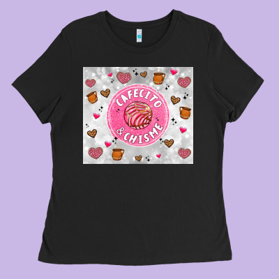 Cafecito Y Chisme Ladies Tee Designed By Artiststas