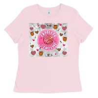 Bubblegum Pink cafecito y chisme Ladies Tee - Artiststas