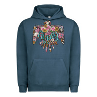 Pigment Midnight Navy gypsy soul thunderbird Urban Hoodie - BarkalooDesign