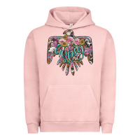 Pigment Salmon gypsy soul thunderbird Urban Hoodie - BarkalooDesign