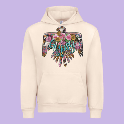 Gypsy Soul Thunderbird Urban Hoodie Designed By Barkaloodesign