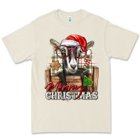 Bone Merry Christmas Alpine Goat Premium Tee - LillyAllenDesigns