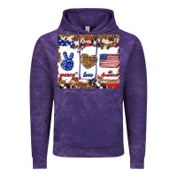 Cloud Purple peace love america Vintage Hoodie - TumblerDesignByShophia