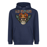 Navy bad moms club Heavyweight Hoodie - RacoonDesign