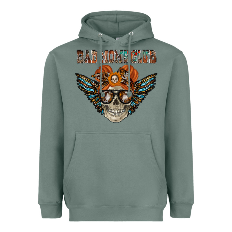 Bad Moms Club Heavyweight Hoodie by RacoonDesign | Teevron