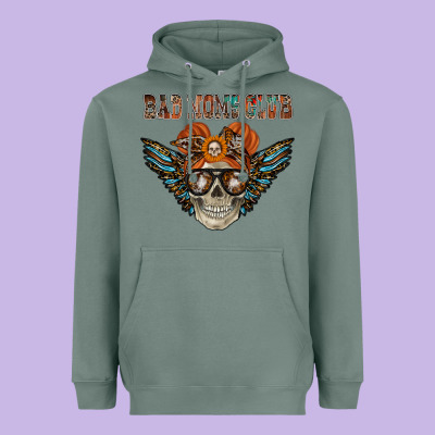 Bad Moms Club Heavyweight Hoodie Designed By Racoondesign