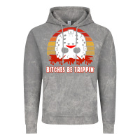 Cloud Rock Halloween Bitches Be Trippin Jason Mask Vintage Hoodie - lanVoArt