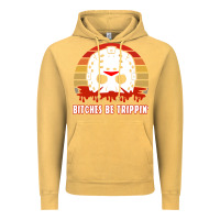 Vintage Mustard Halloween Bitches Be Trippin Jason Mask Vintage Hoodie - lanVoArt