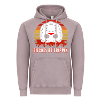 Vintage Zinc Halloween Bitches Be Trippin Jason Mask Vintage Hoodie - lanVoArt