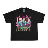 Black The pink is for my Aunt Cancer Awareness Urban Heavy Tee - HowdyJamesFarm