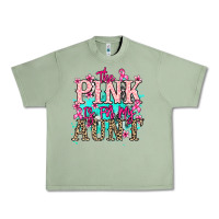 Oil Green The pink is for my Aunt Cancer Awareness Urban Heavy Tee - HowdyJamesFarm