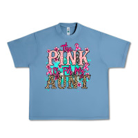 Pebble Blue The pink is for my Aunt Cancer Awareness Urban Heavy Tee - HowdyJamesFarm