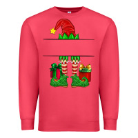 Cardinal christmas elf custom name Premium Sweatshirt - Artiststas