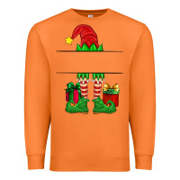 Carrot christmas elf custom name Premium Sweatshirt - Artiststas