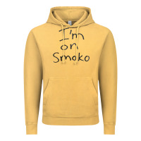 Vintage Mustard handwritten i'm on smoko hot australian lingo the chats Vintage Hoodie - lanVoArt