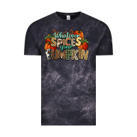 Cloud Black Whatever spices your pumpkin Fall Vintage Tee - NancyCooperArtShop