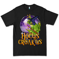 Black Hocus Croakus Frog Premium Tee - LillyAllenDesigns