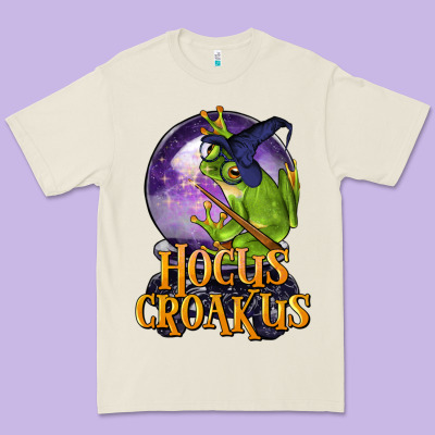Hocus Croakus Frog Premium Tee Designed By Lillyallendesigns