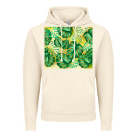 Vintage Artic monstera leaf Vintage Hoodie - TumblerDesignByShophia