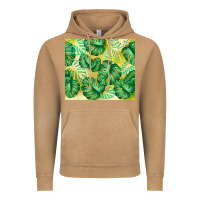 Vintage Camel monstera leaf Vintage Hoodie - TumblerDesignByShophia