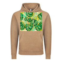 Vintage Coffee monstera leaf Vintage Hoodie - TumblerDesignByShophia