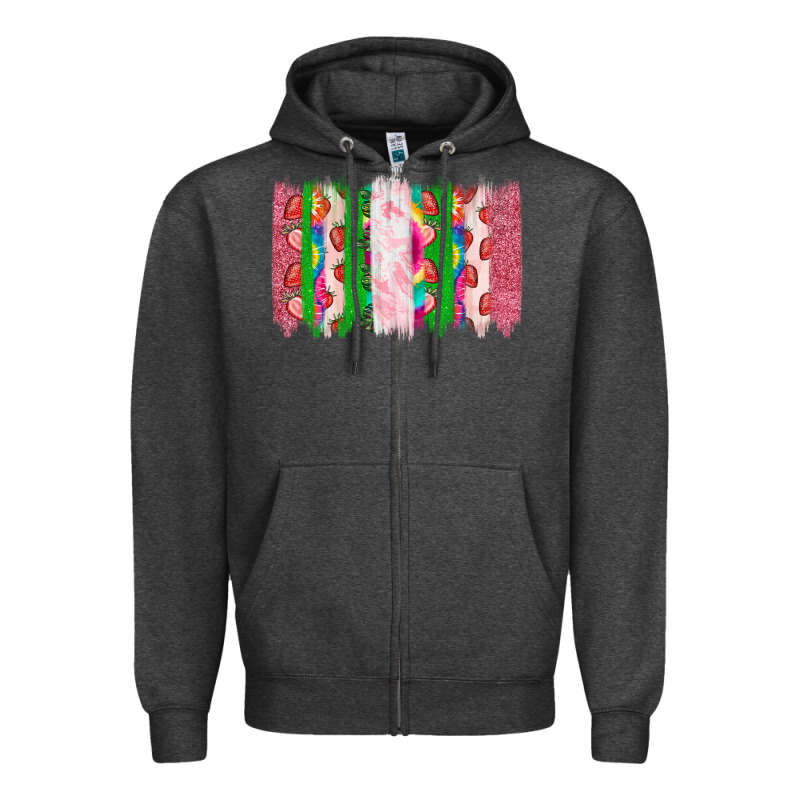 Summer Brushstrokes Zipper Hoodie by CowhideDigitalArt | Teevron