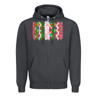 Smoke summer brushstrokes Zipper Hoodie - CowhideDigitalArt