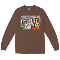 Chestnut love easter Long Sleeve Tee - CowGirlArtShop