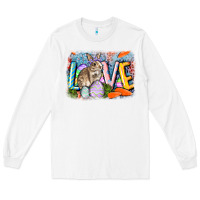 White love easter Long Sleeve Tee - CowGirlArtShop