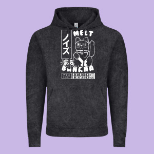 Melt Banana Vintage Hoodie Designed By Lanvoart