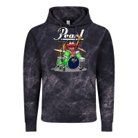 Cloud Black animal drummer pearl drums Vintage Hoodie - lanVoArt