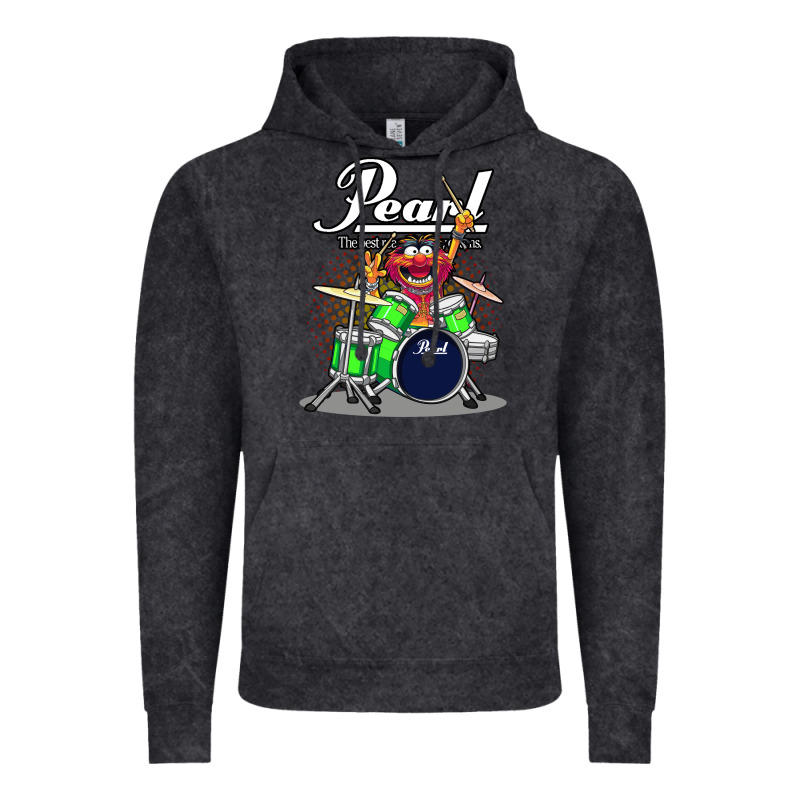 Animal Drummer Pearl Drums Vintage Hoodie by lanVoArt | Teevron